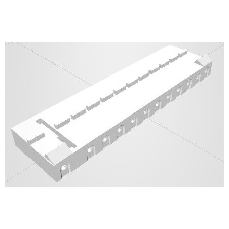 Conector 12 vias femea 509012HA - 7.5/5.0mm