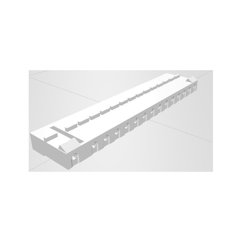 Conector 15 vias femea 509015HA - 7.5/5.0mm