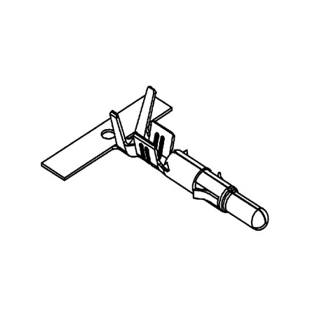 Terminal macho p/ hylok 6605TA - Excon