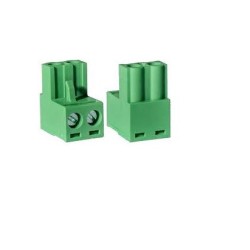 Conector AKZ950 02 vias  90º 5.08MM borne