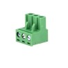 Conector AKZ950 03 vias 90º 5.08mm borne