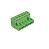 Conector AKZ950 06 vias 90º 5.08mm borne