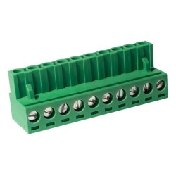 Conector AKZ950 10 vias 90º 5.08mm borne