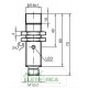 Sensor indutivo tubular 8mm 2 fios - NBN8-18GM60-A2-V1 PEPPERL+FUCHS