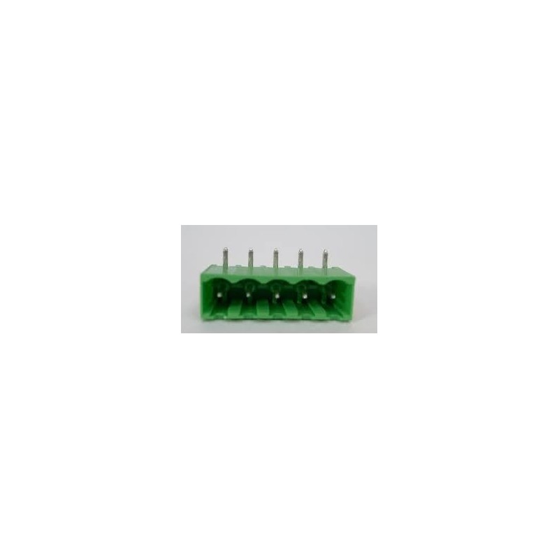 Conector STLZ950 05 vias 90º 5.08mm PCI (BR8MN1-05 KF2EDGRC)