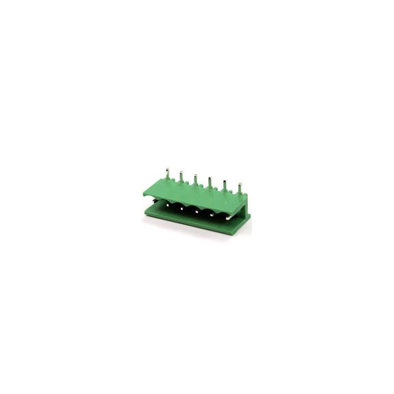 Conector STLZ950 06 vias 90º 5.08mm PCI (BR8MN1-06 KF2EDGR)