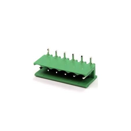Conector STLZ950 06 vias 90º 5.08mm PCI (BR8MN1-06 KF2EDGR)