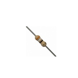 Resistor 39R 1/4w 5% - Laranja branco preto dourado