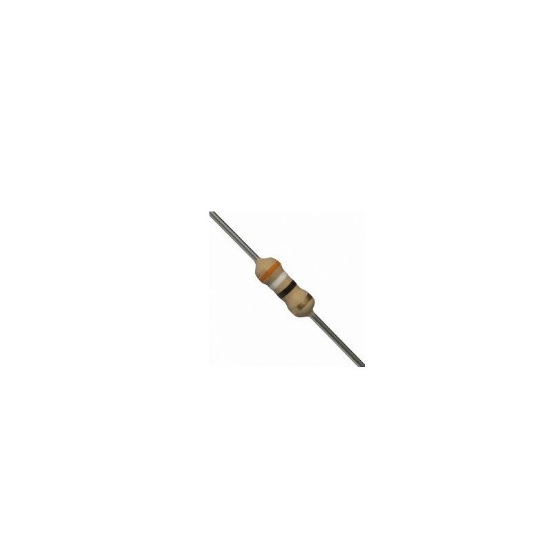 Resistor 39R 1/4w 5% - Laranja branco preto dourado Resistor 39R 1/4w 5% - Laranja branco preto dourado