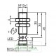 Sensor indutivo tubular 4mm 3 pinos conector - NBB4-12GM30-E2-V1 PEPPERL+FUCHS