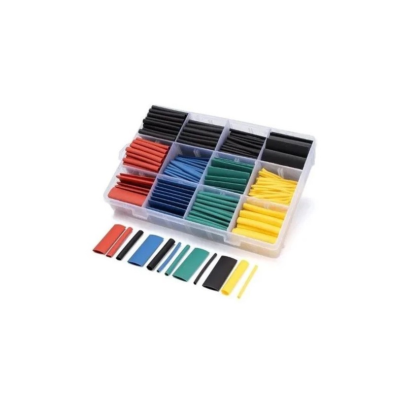 Espaguete termo retratil colorido kit 45mm cx530