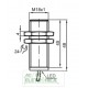 Sensor indutivo tubular 8mm 2 fios - NCB8-18GM50-Z4 PEPPERL+FUCHS