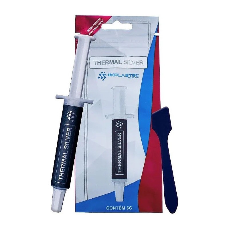 pasta termica thermal silver 5g - Implastec