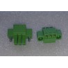 Conector 03 vias 3.50mm borne c/flange - EC350VM-03p