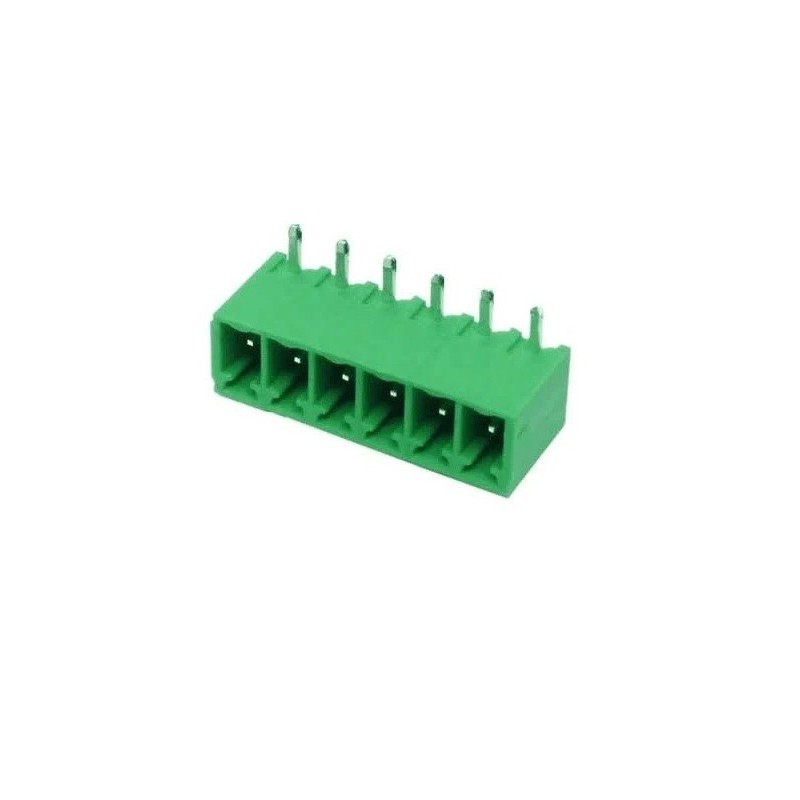 Conector 06 vias 3.50mm PCI 90º- ECH350R-3.50-06p