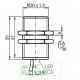 Sensor indutivo tubular 10mm 3 fios - NBB10-30GM50-E0 PEPPERL+FUCHS