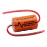 Bateria 3,6v 1/2AA 1200mAh lithium ER14250 C/fio - 14x25mm