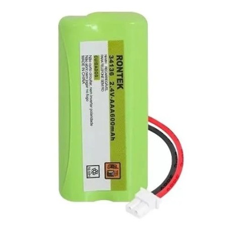 Bateria recarregavel 2,4v 600mah tel. s/fio Intelbras - Rontek