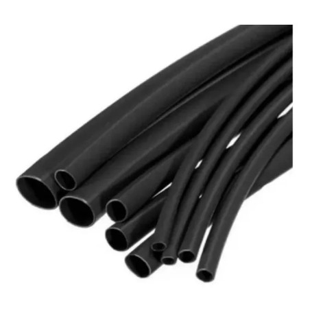 Tubo termo  retratil 4mm preto 4mm/2mm