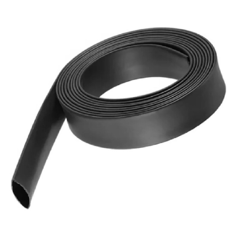 Tubo termo retratil 12mm preto 12mm/6mm