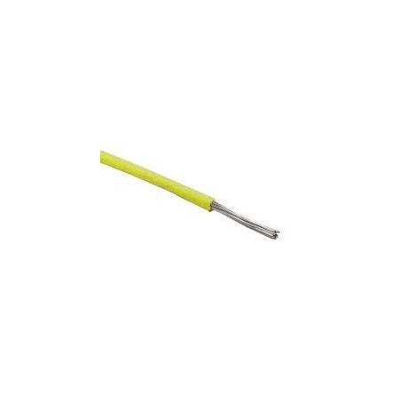 Cabo flexivel 0,20mm 300v amarelo 24awg