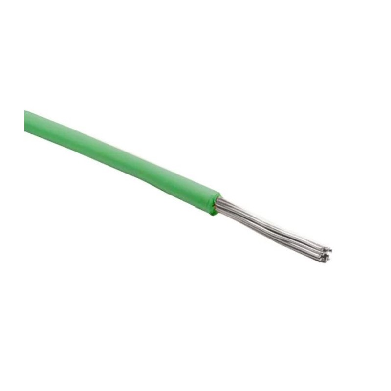 Cabo flexivel 0,20mm 300v verde 24awg
