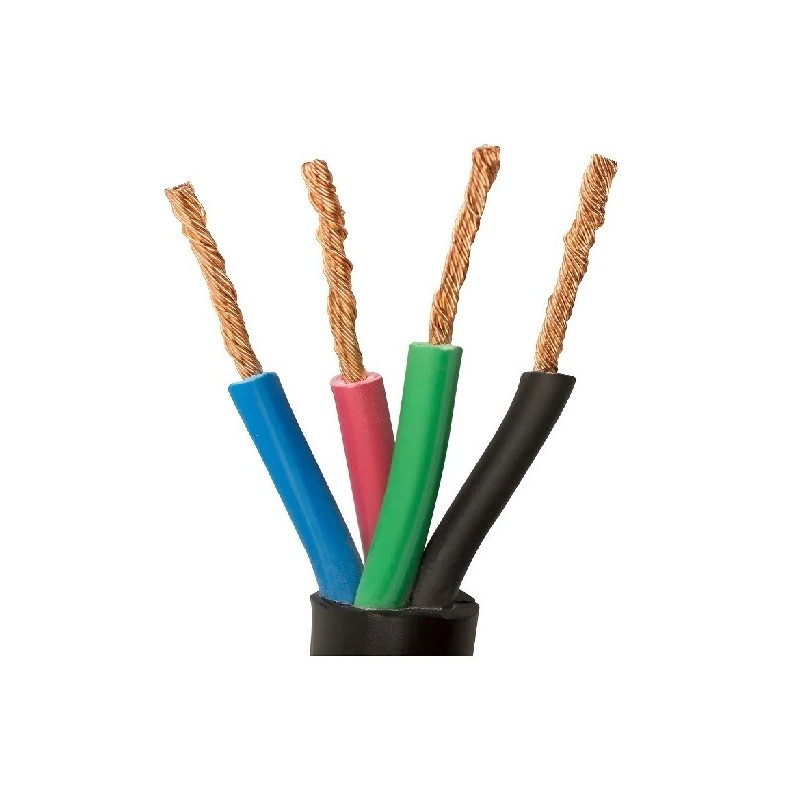 Cabo PP flexivel 4x1,50mm 70º 500v preto