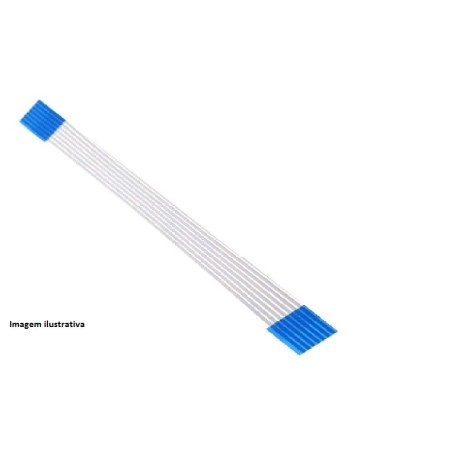 Cabo flat 07 vias 15cm passo 1mm