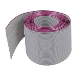 Cabo flat cinza 50 vias x 28awg passo 1,27mm 300v extrudado - Cp-d 50