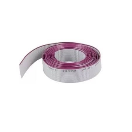 Cabo flat cinza 40 vias x 28awg passo 1,27mm 300v extrudado - Cp-d 40