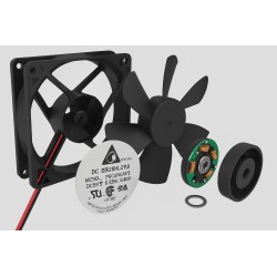 Ventoinha 120x120x32mm 48vcc 2 fios rolamento