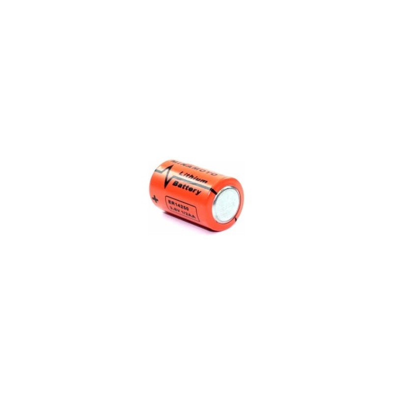 Bateria 3,6v 1/2AA 1200mAh lithium ER14250 - 14x25mm