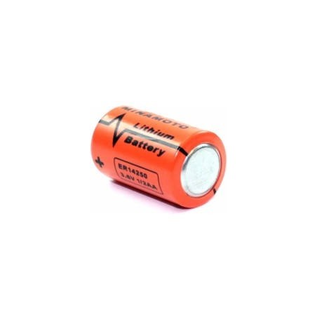 Bateria 3,6v 1/2AA 1200mAh lithium ER14250 - 14x25mm