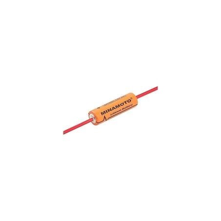Bateria 3,6v AA 2400mAh lithium ER14505 c/terminal - 14x50mm