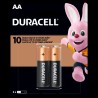Pilha 1.5V AA Alcalina 15x50mm Duracell C/2