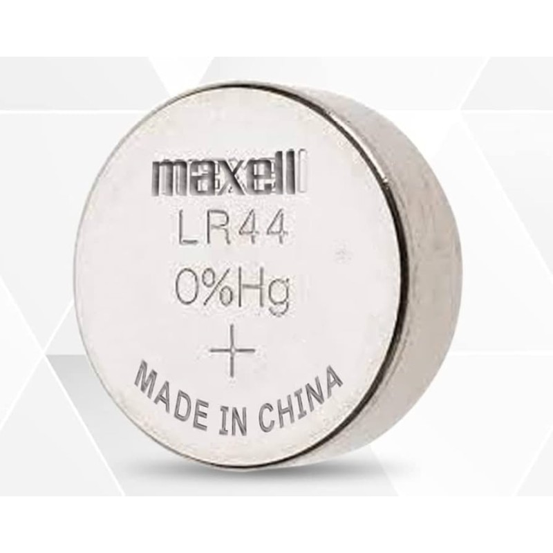 Bateria botão 1,5V 150mAh LR44 Mawell- 11,6x5,4mm