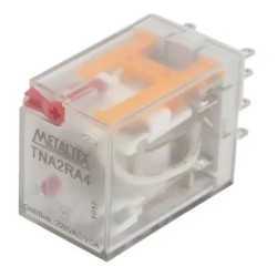 Relé 220VCA 10 Amp 2 contatos TNA2RA4 Metaltex