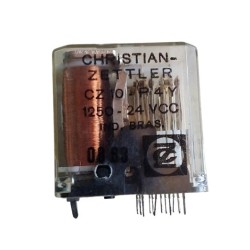 Relé 24Vcc CZ10-P4Y 1250 4 contatos 14 pinos C.zettler