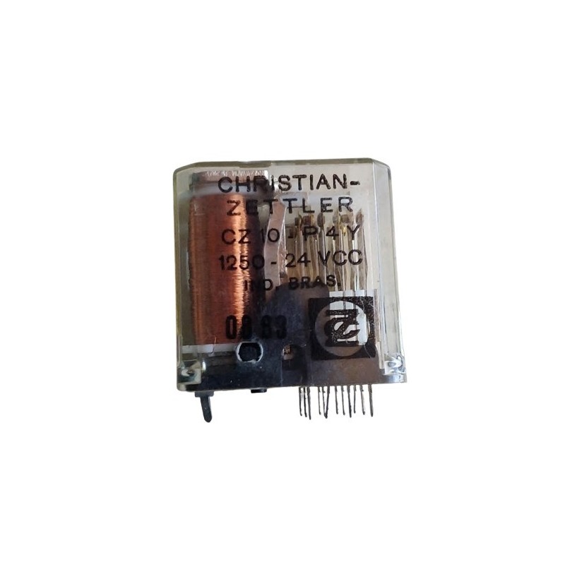 Relé 24Vcc CZ10-P4Y 1250 4 contatos 14 pinos C.zettler