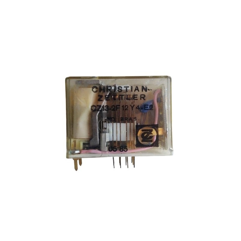 Relé CZ13-2F 12Y4-E2 4 contatos 14 pinos C.zettler