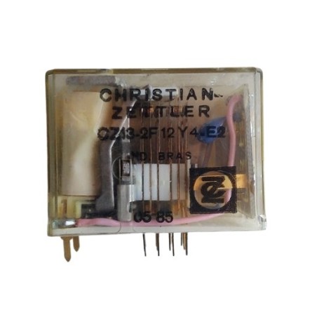 Relé CZ13-2F 12Y4-E2 4 contatos 14 pinos C.zettler