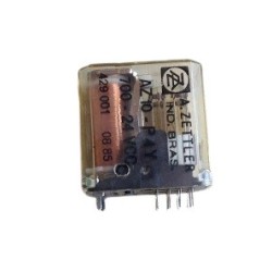 Relé 24Vcc AZ10-P4Y 700 4 contatos 14 pinos A.zettler
