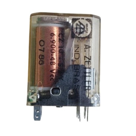 Relé 48Vcc 2 contatos CZ10-S2Y 6.900.48 Zettler