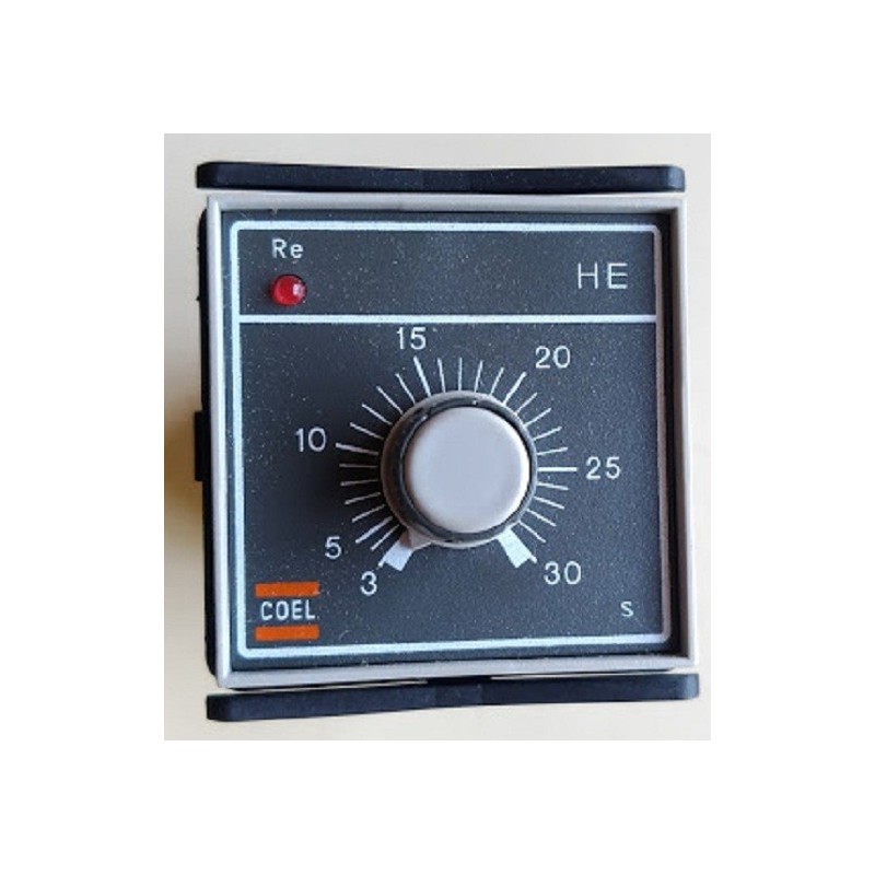 Relé de tempo analógico 0~30 segundos 110v HE30S110 Coel
