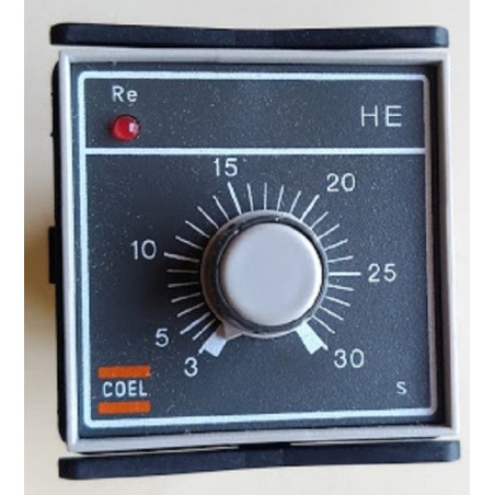Relé de tempo analógico 0~30 segundos 110v HE30S110 Coel