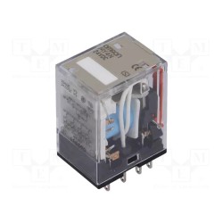 Relé 24Vcc 5 Amp 4 contatos MY4N