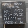 Relé 12Vcc 5 pinos RF.692 215 - Finder