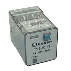 Relé 12Vcc 10A 11 pinos Type 60.13 - Finder