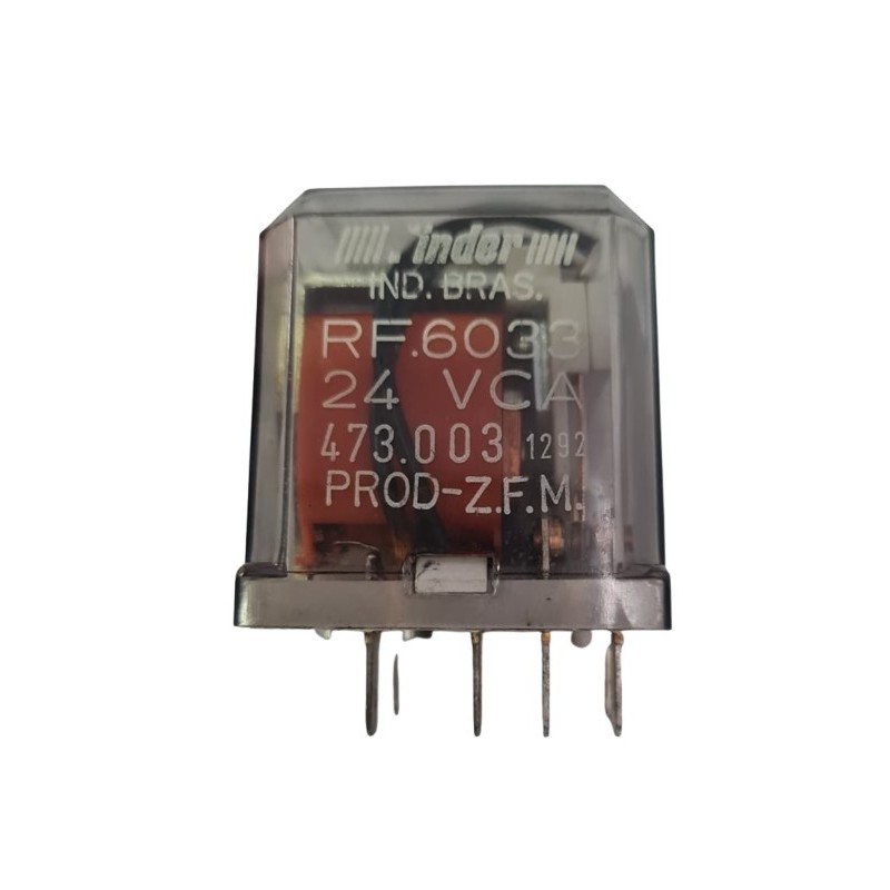 Relé 24Vca 11 pinos RF.6033 - Finder