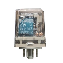 Relé 48Vcc 2 contatos 8 pinos Finder REF.6012